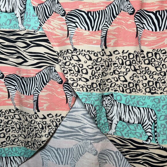 Minkpink Safari Animal Print Criss Cross Open Back Top Size S - Picture 13 of 13